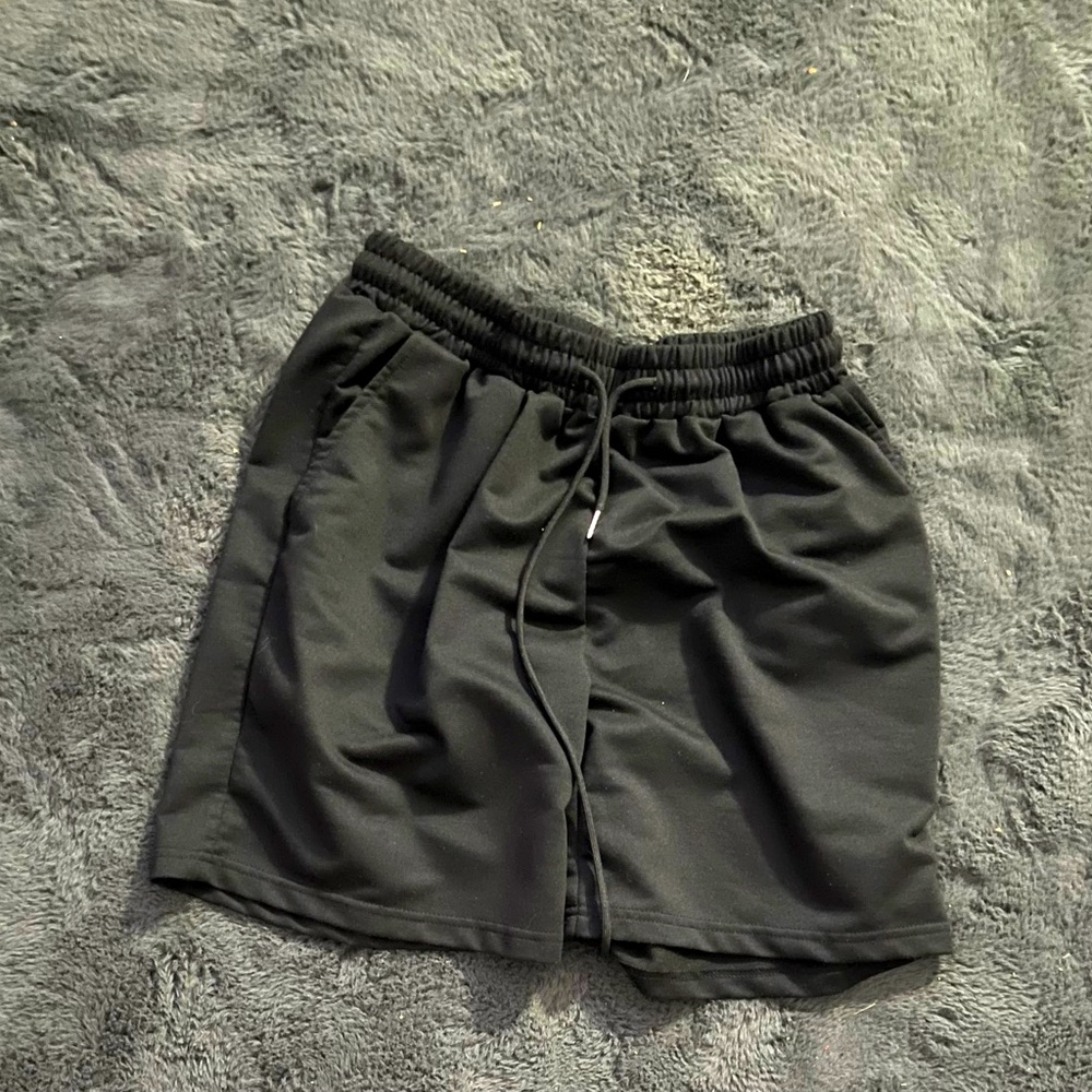 Men’s black shorts